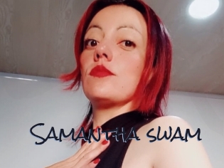 Samantha_swam